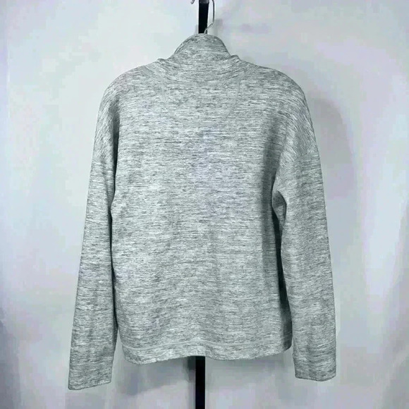 Tommy Bahama On the Flipside Reversible 3/4 Zip Pullover Unisex Grey - Picture 6 of 6